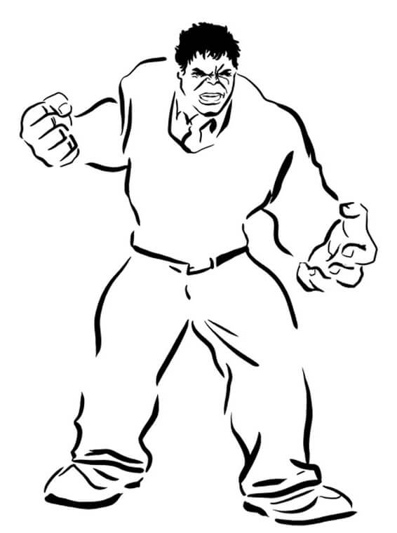 Dibujo de Hulk