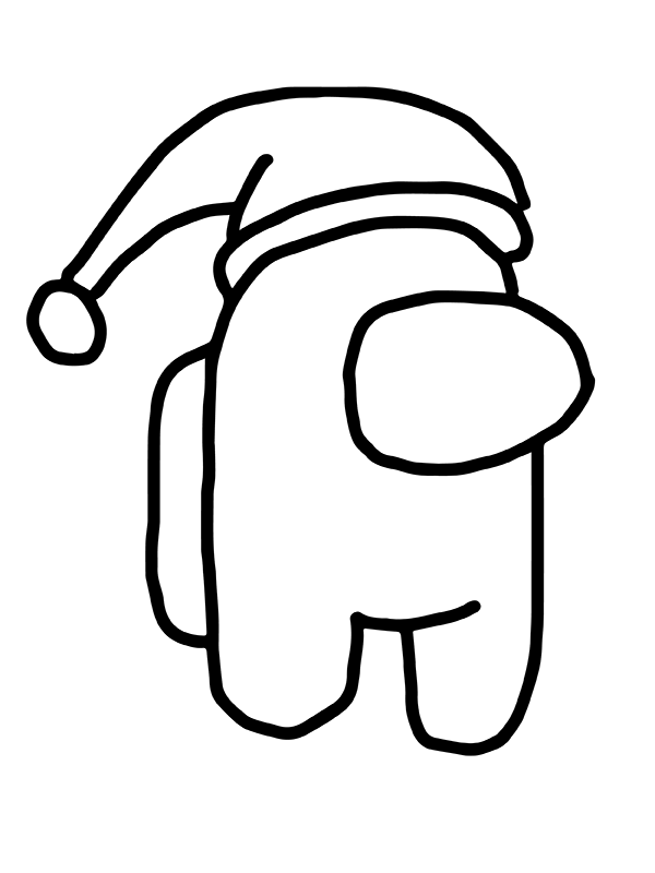 Dibujo de Papá Noel Entre Nosotros