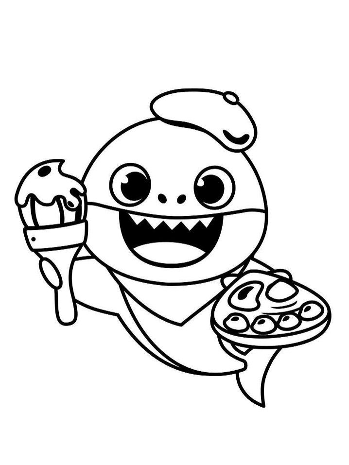 Dibujo De Tiburon Bebe