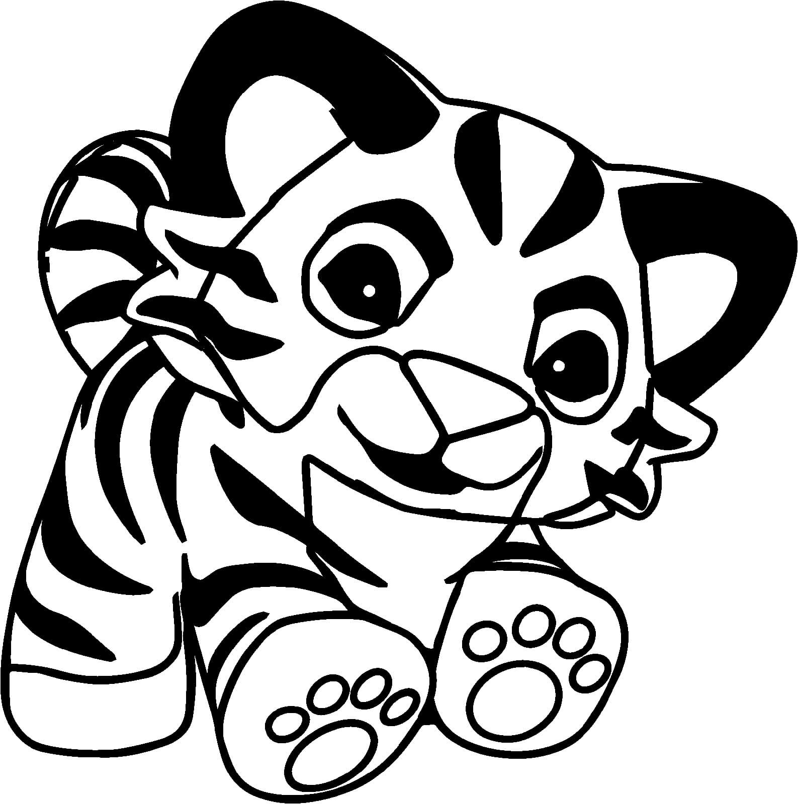 Dibujo de Tigre