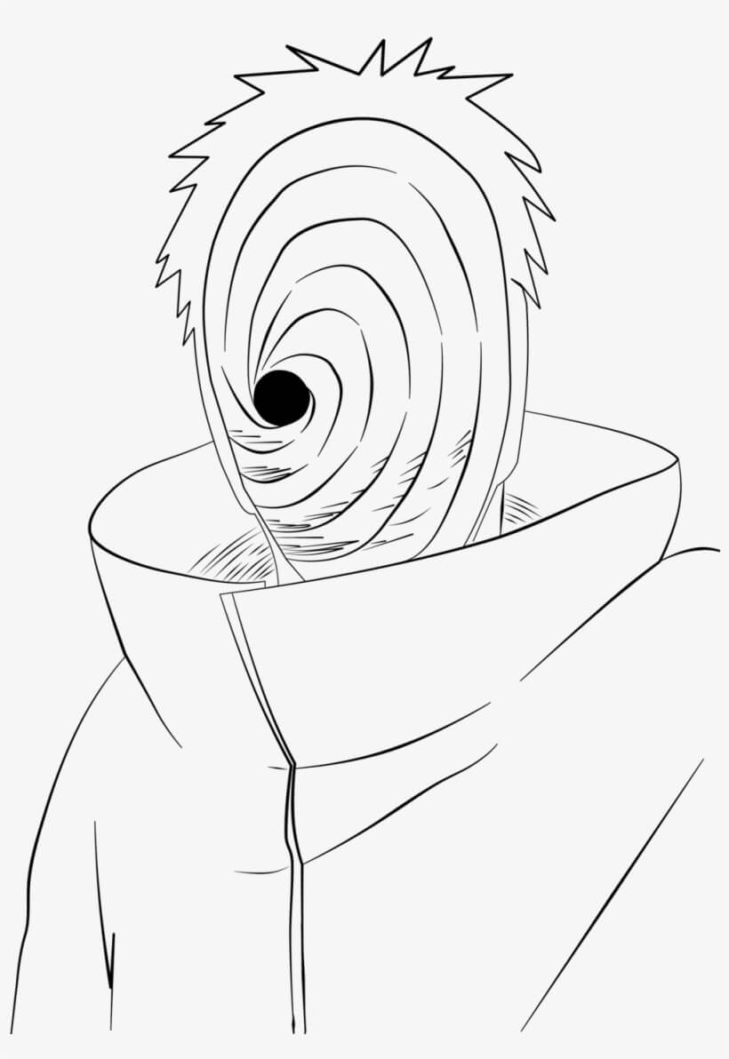Dibujo de Uchiha Obito