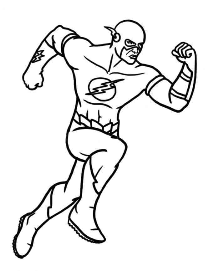 Dibujo Flash Correr
