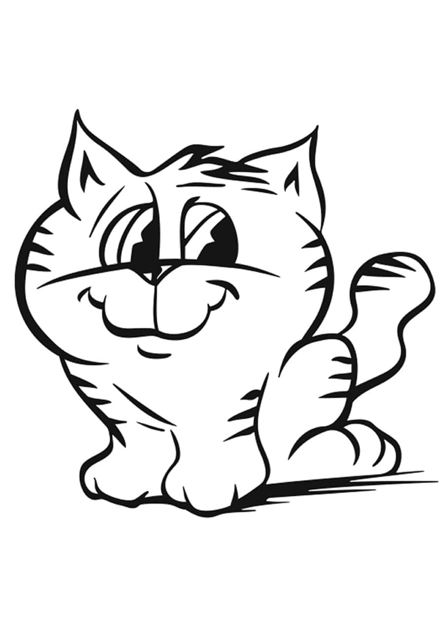 Dibujo Gato Lindo