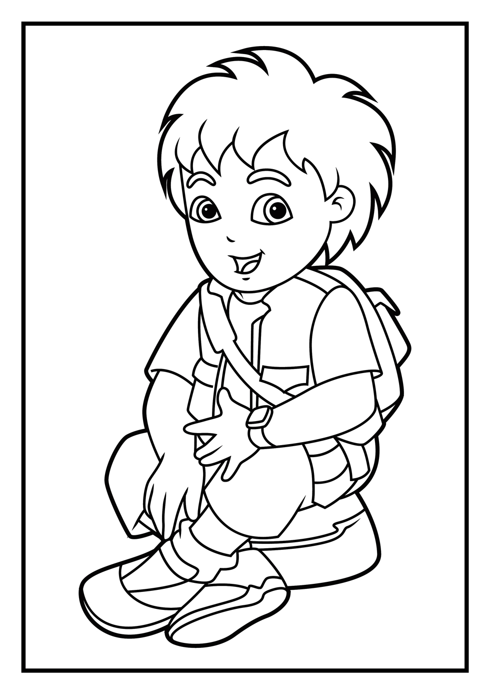Diego esta Sentado
