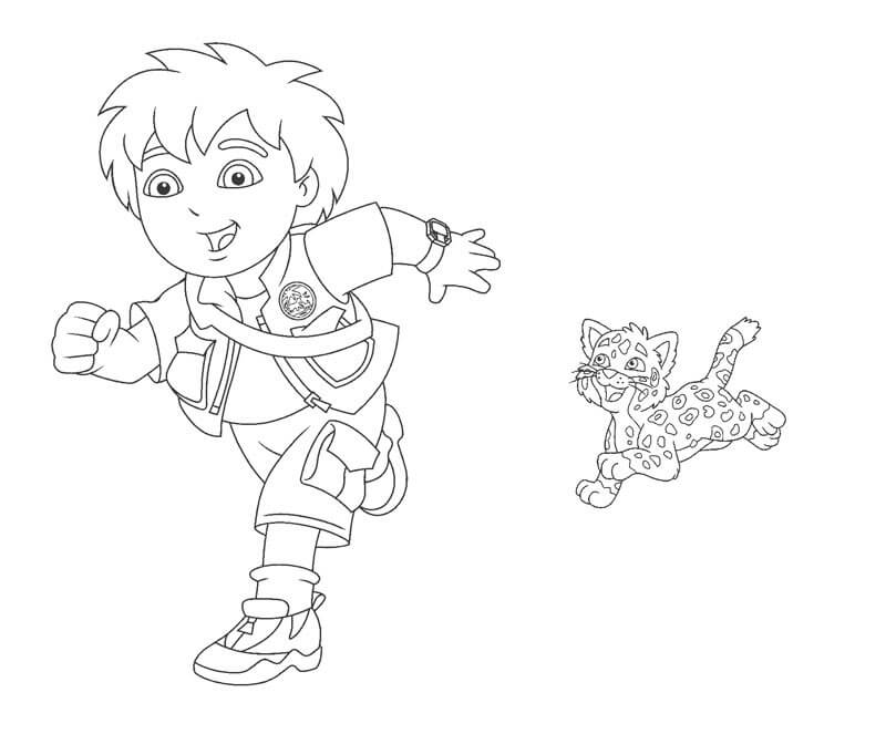 Diego y Jaguar Corriendo