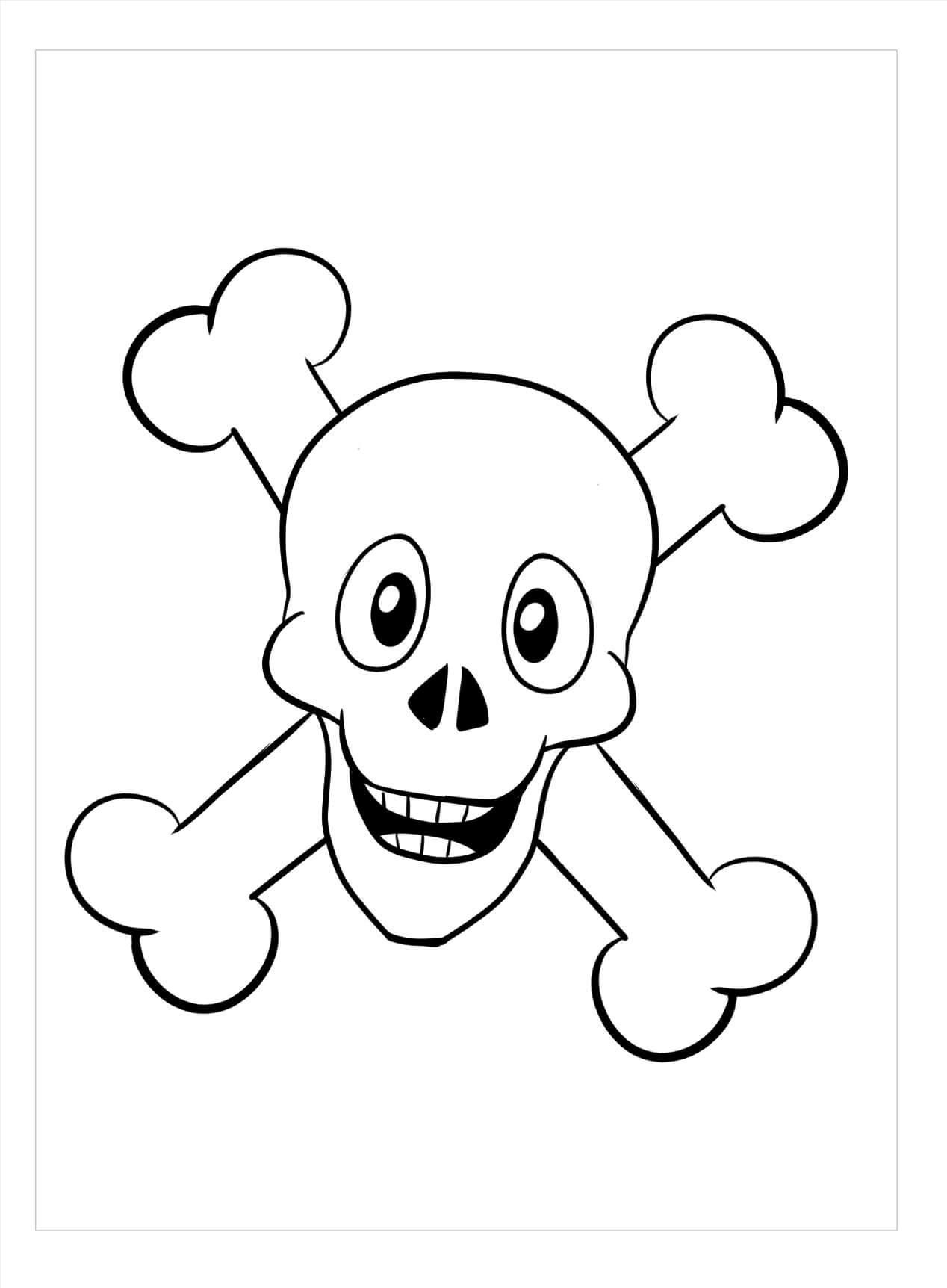 Diversión del Cráneo de Dibujos Animados