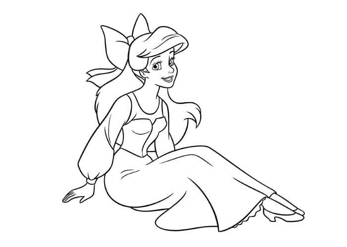 Divertido Ariel Sentado