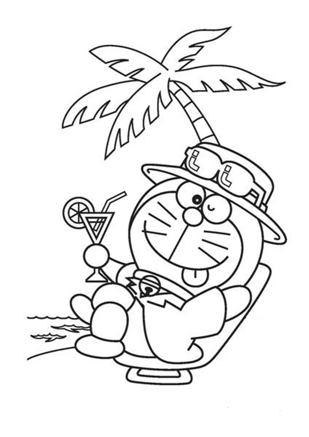Doraemon En La Playa