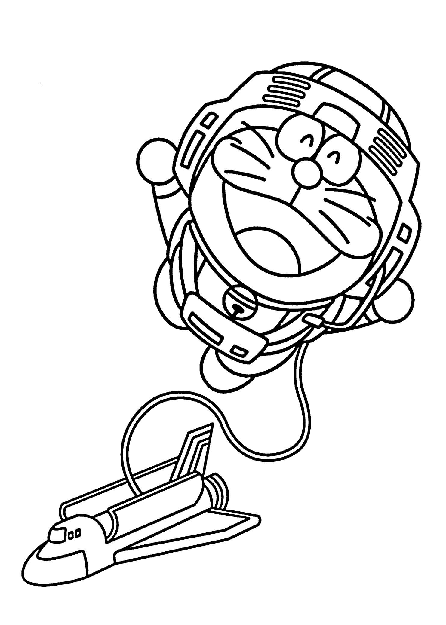 Doraemon Y Nave Espacial