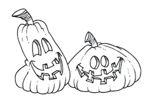 Dos Jack o 'Lantern