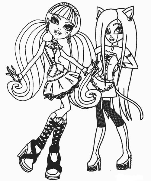Draculaura Y Clawdeen