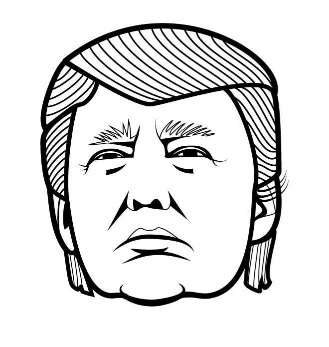 El Rostro Serio De Donald Trump