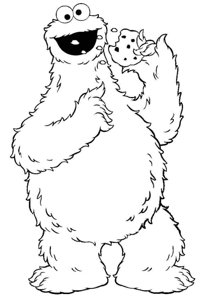 Elmo comiendo Galleta