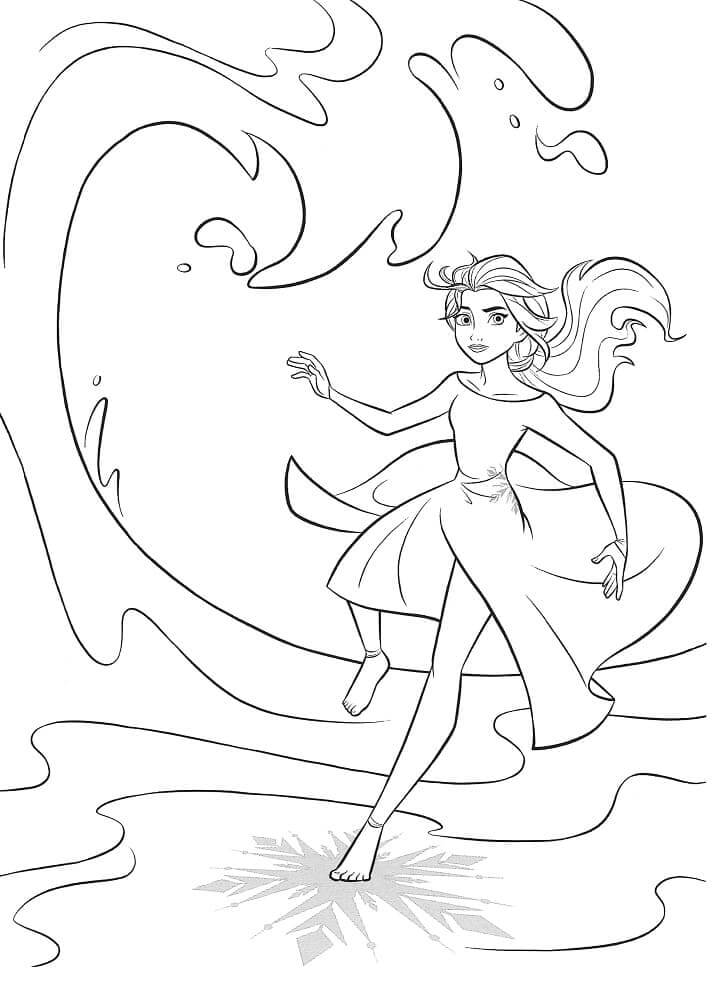 Elsa Corre en la Playa