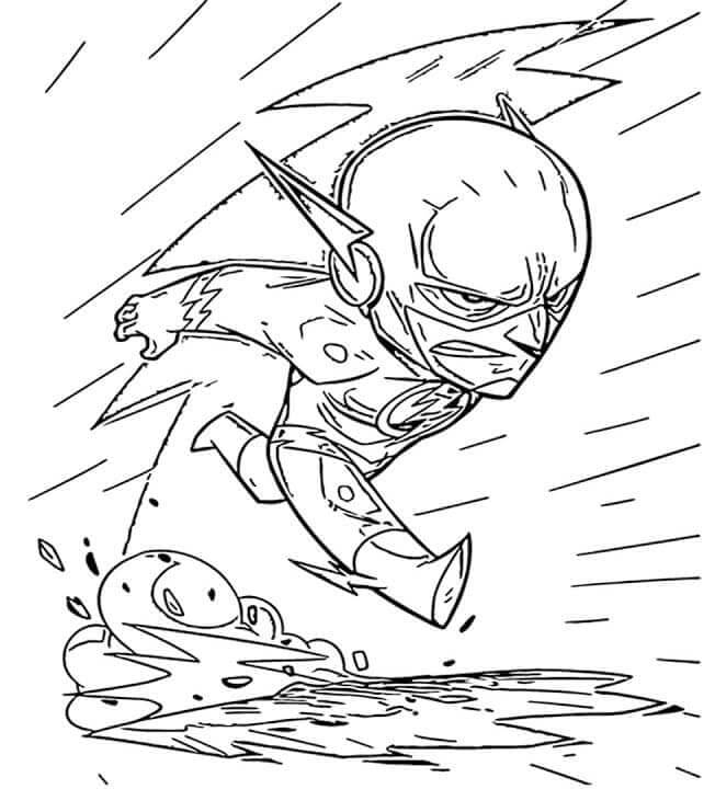 Enfriar Chibi Flash Corriendo