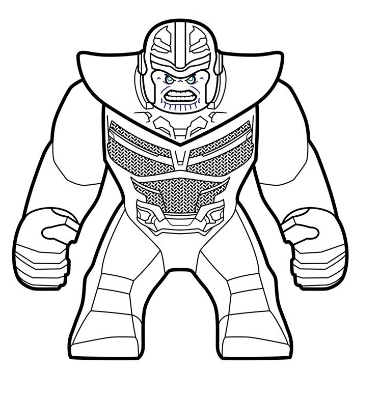 Enojado Lego Thanos