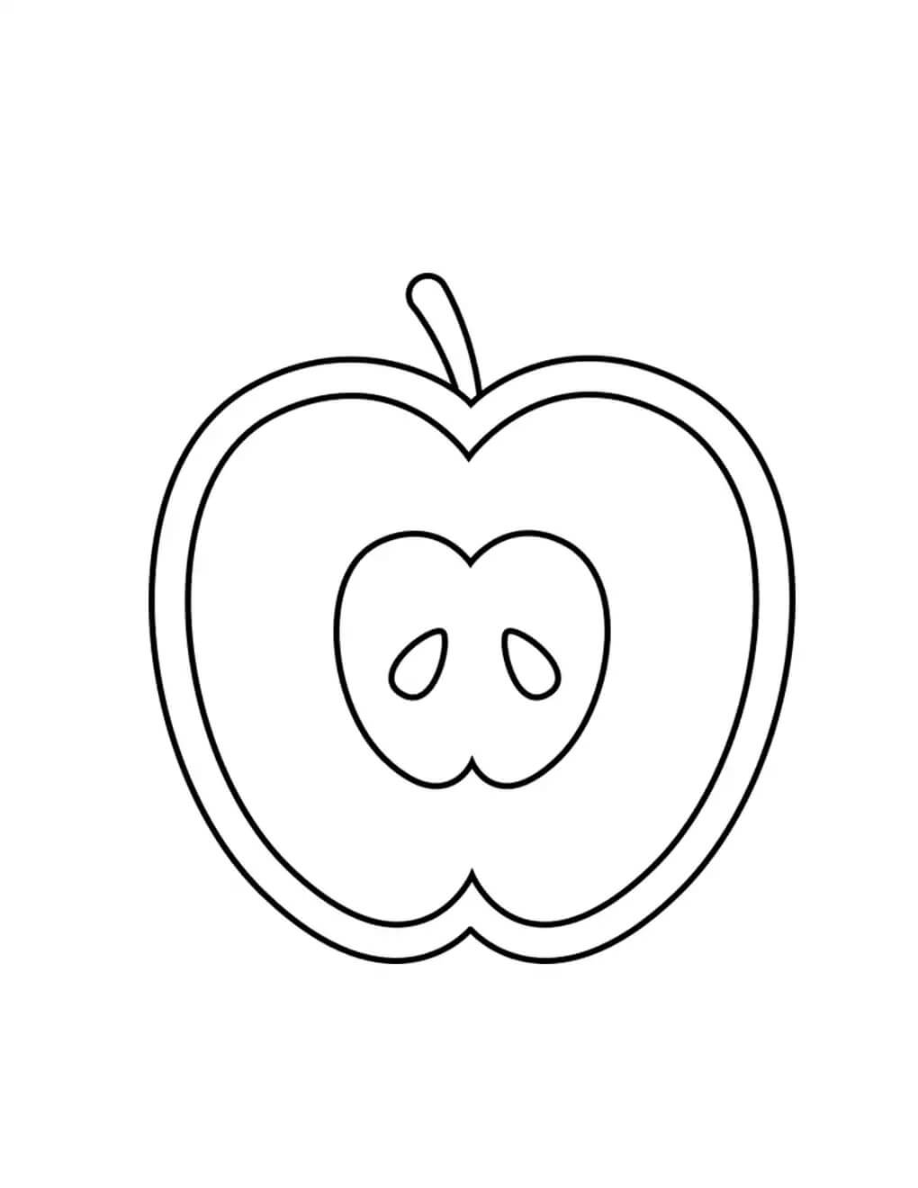 Etiqueta Engomada de la Manzana