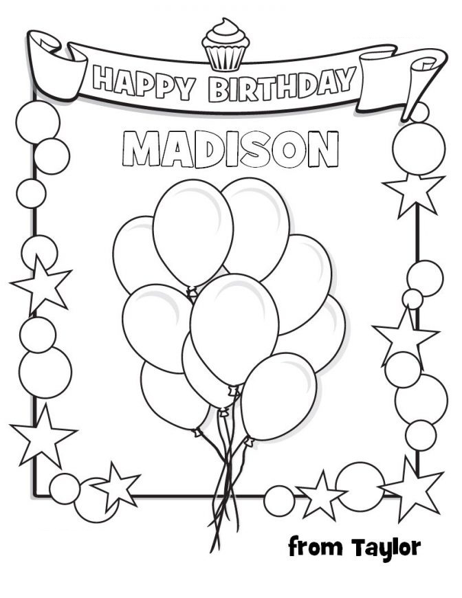 Feliz Cumpleaños Madison