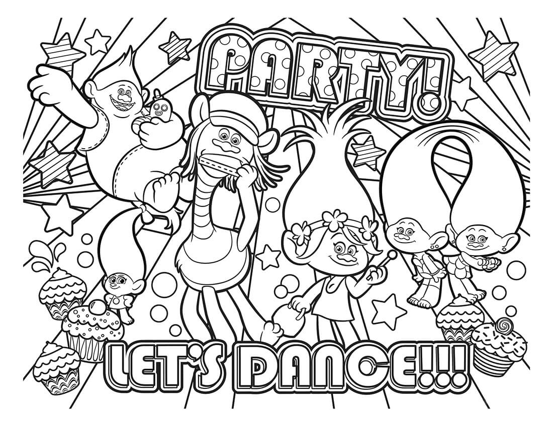 Fiesta Bailemos en Trolls