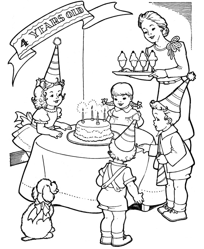 Fiesta De Cumpleaños De 4 Años