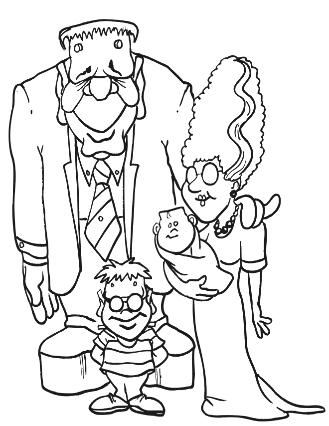 Frankenstein Y Familia Feliz