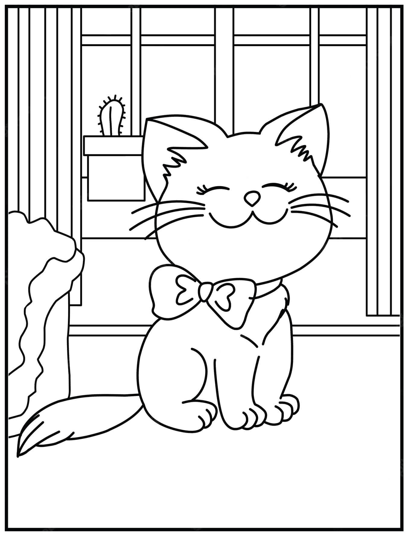 Gato Feliz en Casa
