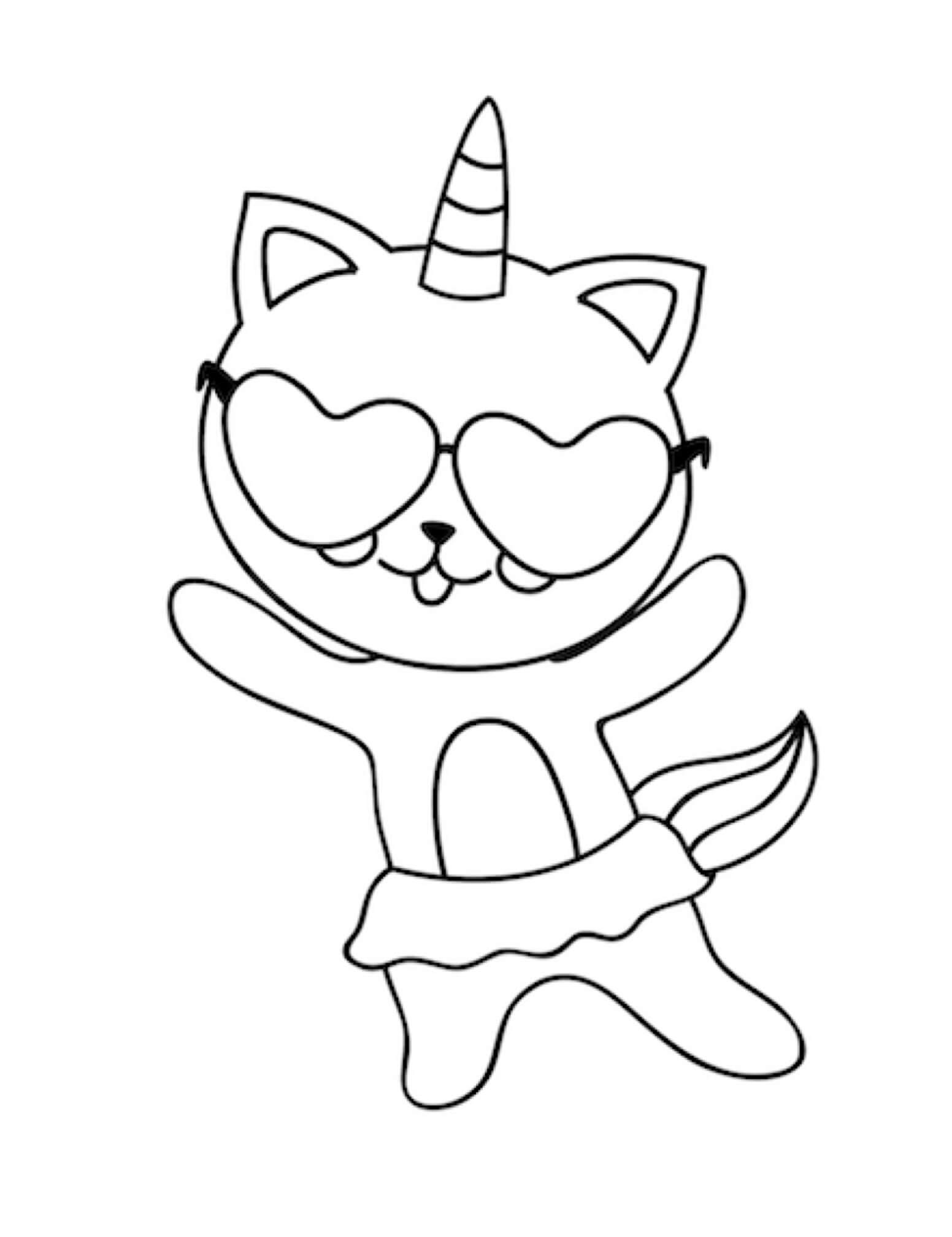Gato Unicornio Bailando