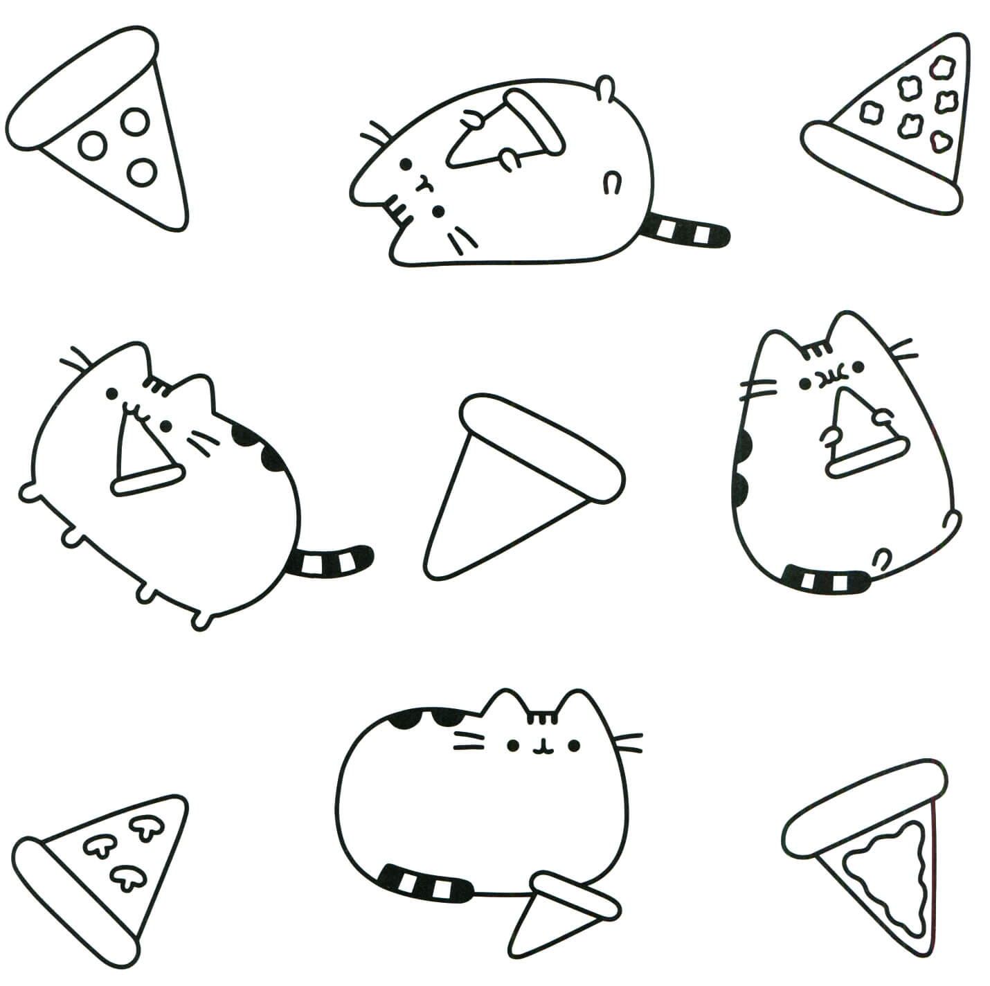 Gato y Pizza
