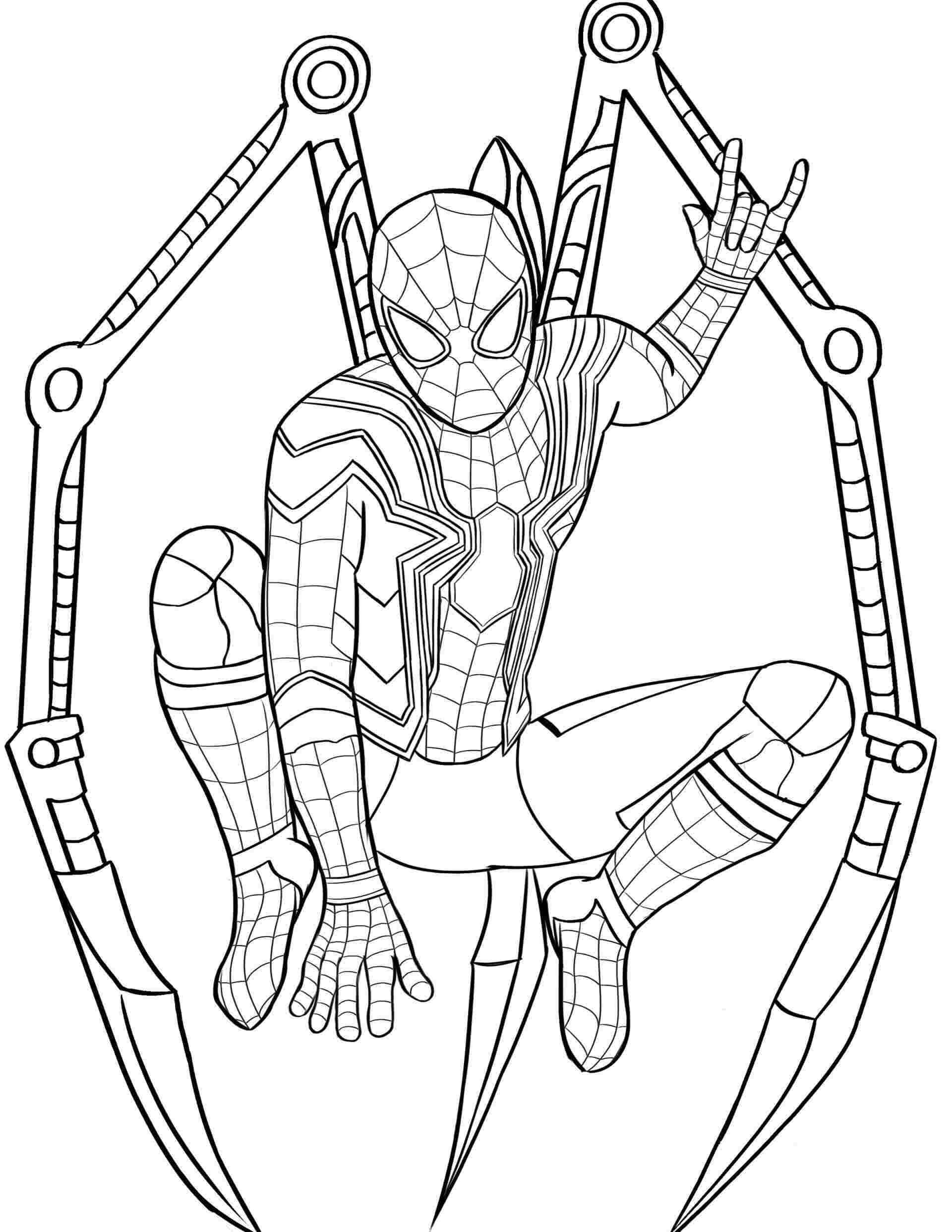 Genial Hombre Araña de Hierro