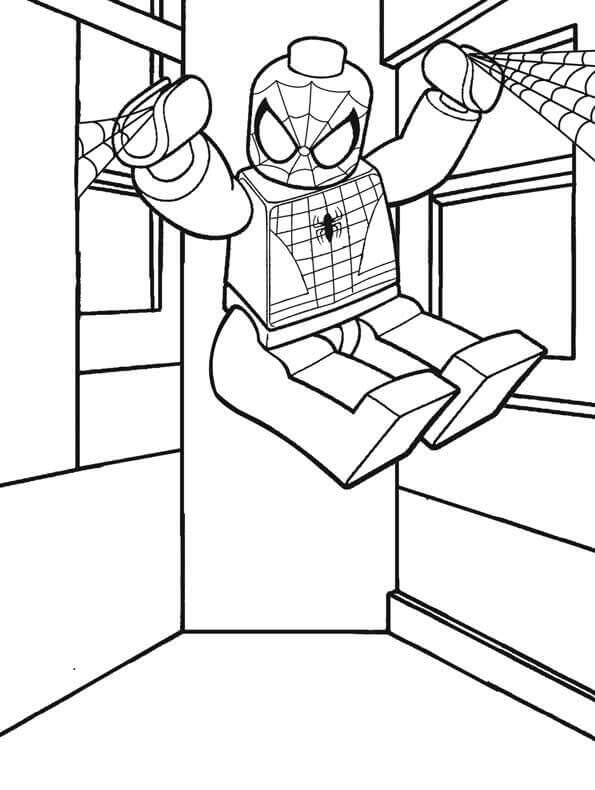 Genial Hombre Araña de Lego
