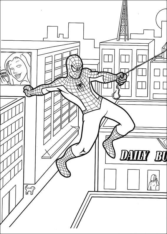Genial Hombre Araña en la Ciudad