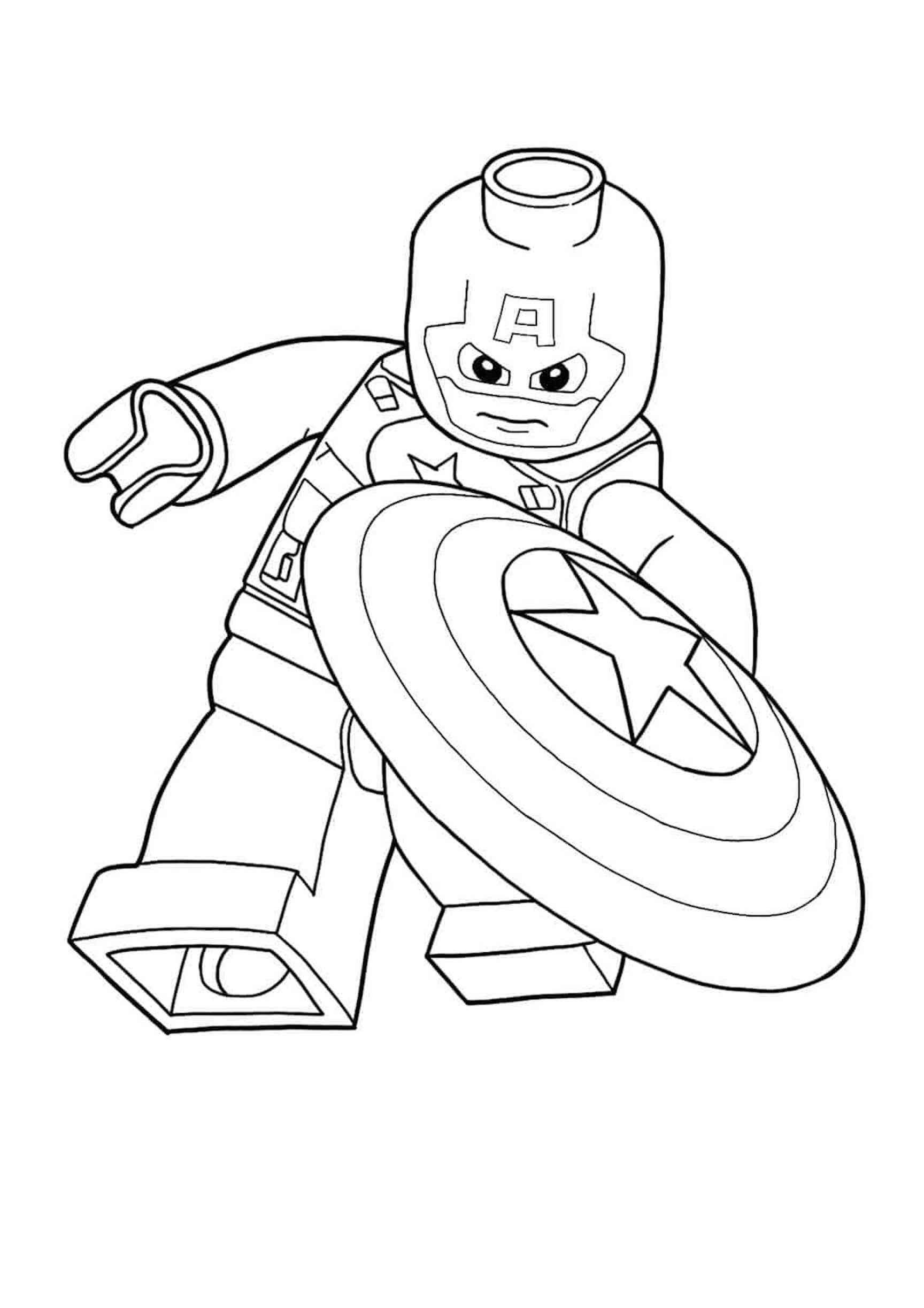 Genial Lego Capitán América