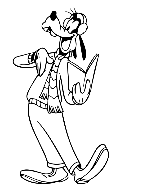 Goofy Cantando Villancicos Navidad