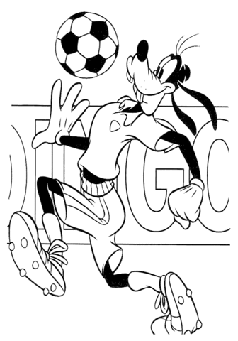 Goofy Jugando Al Fútbol