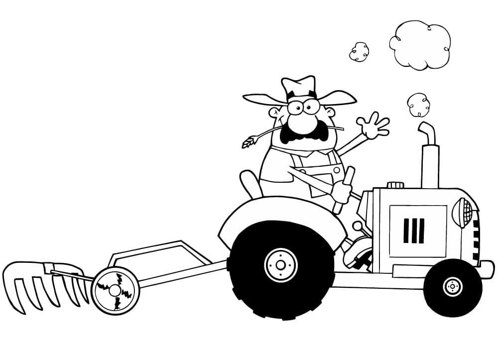 Granjero, Conducción, Tractor