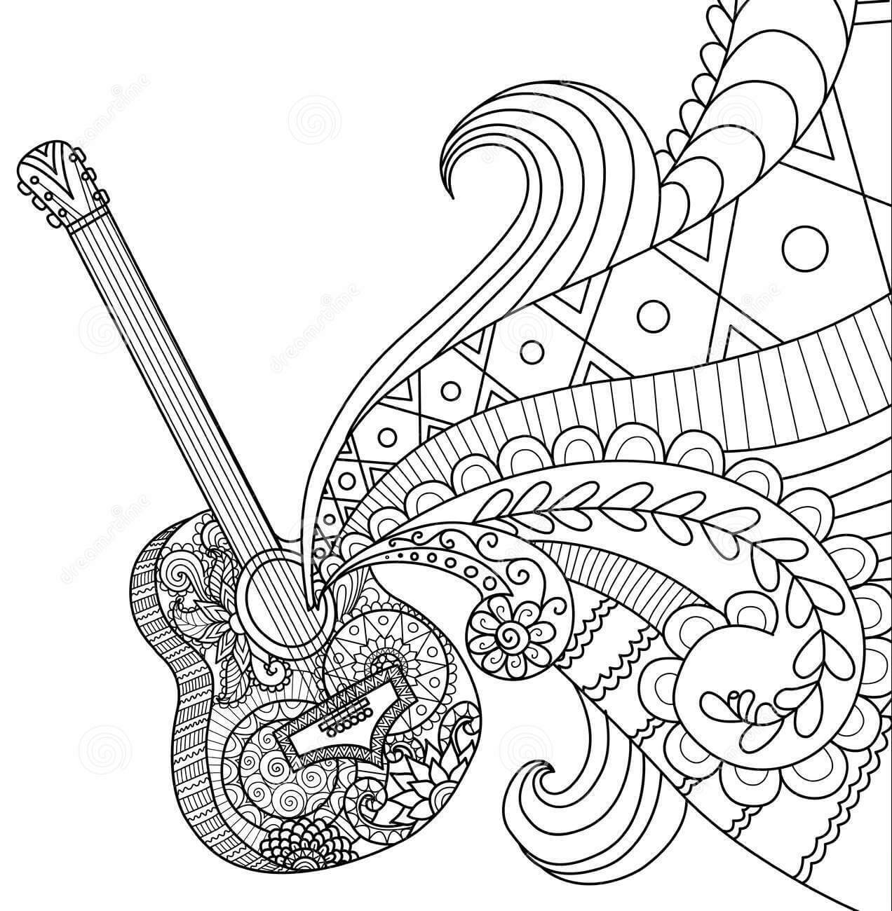 Guitarra Mandala