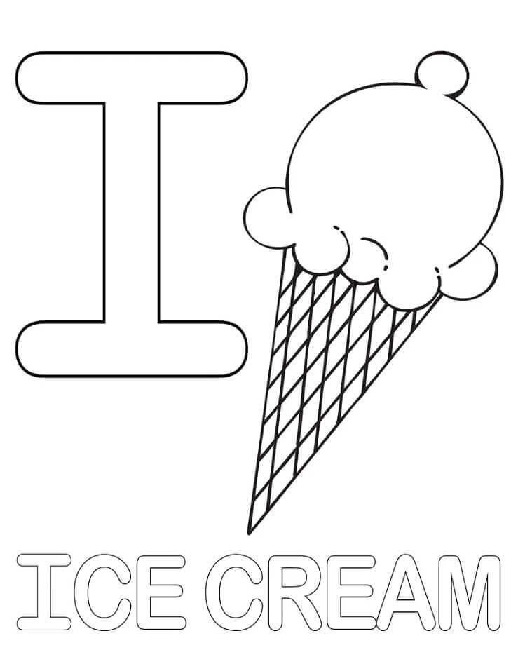 Helado De Letra I Lindo