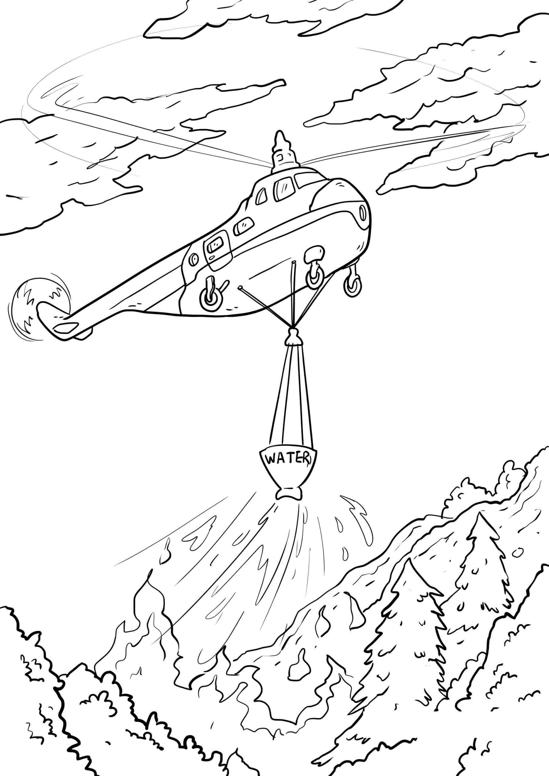 Helicóptero Bombero