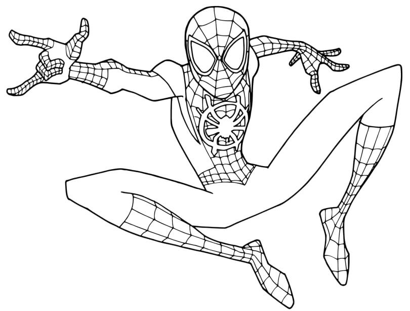 Hombre Araña Saltando