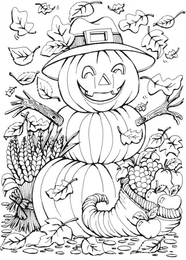 Hombre de Paja de Calabaza