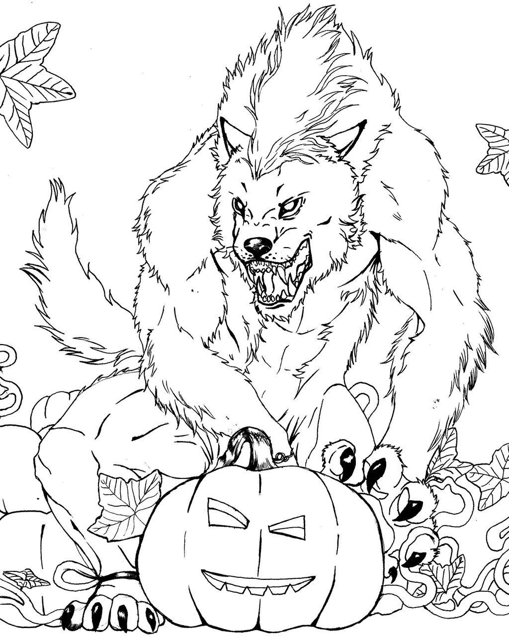 Hombre Lobo Aterrador