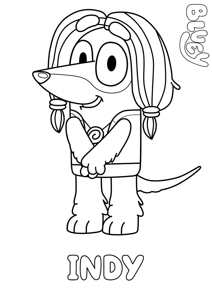 Indy de Bluey