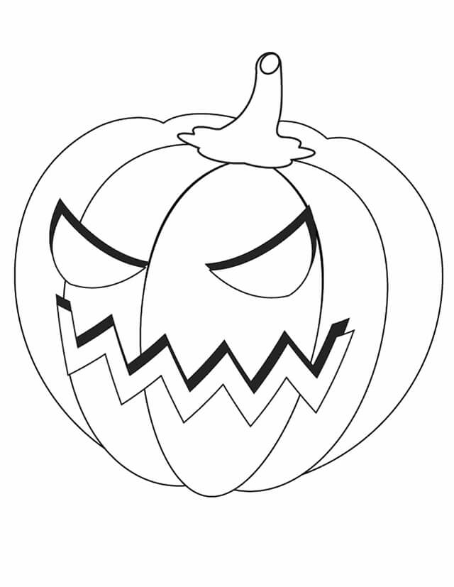 Jack o 'Lantern Enojado