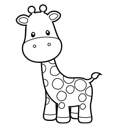Jirafa de Dibujos Animados