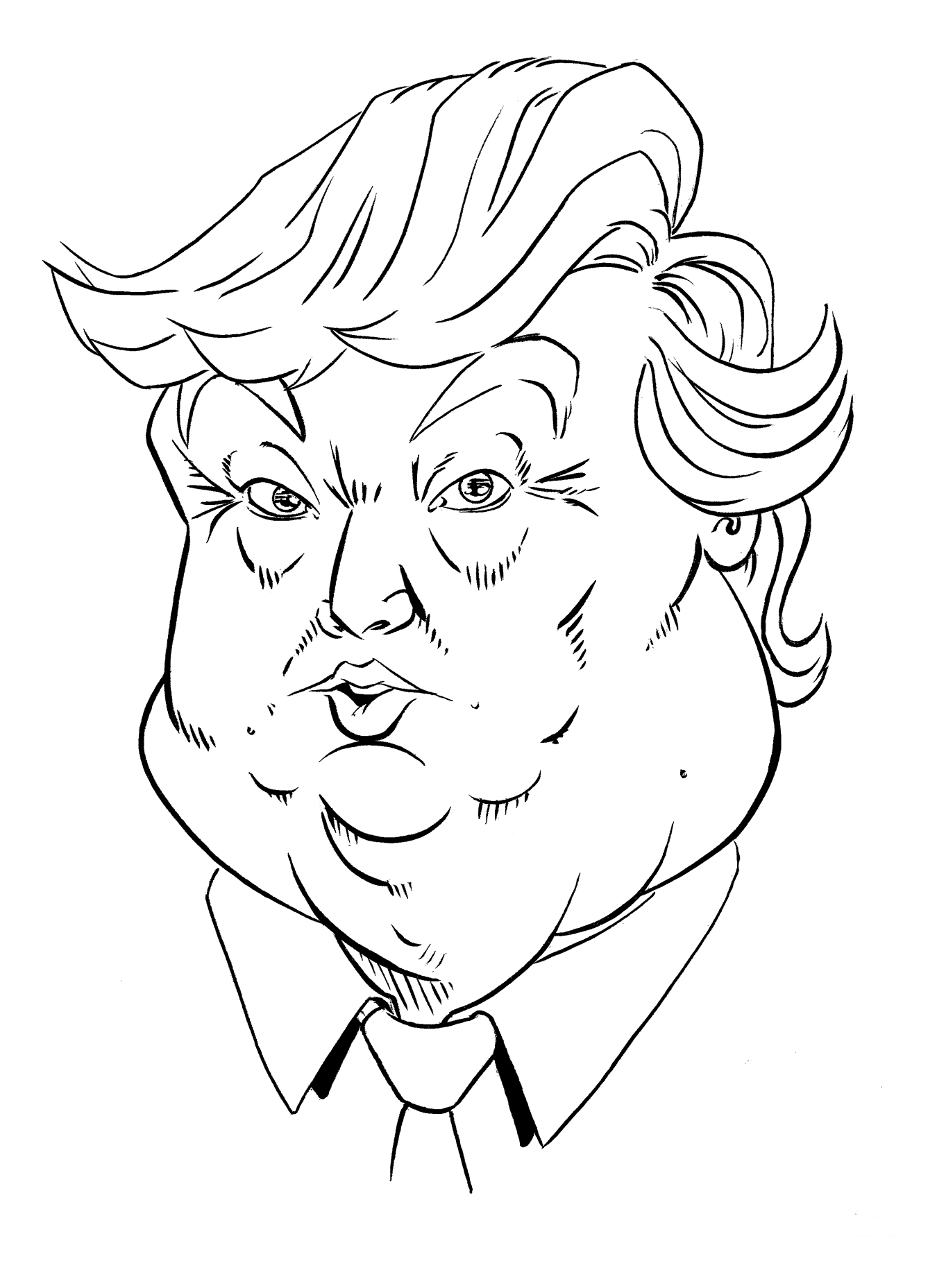 La Cara Gorda De Donald Trump