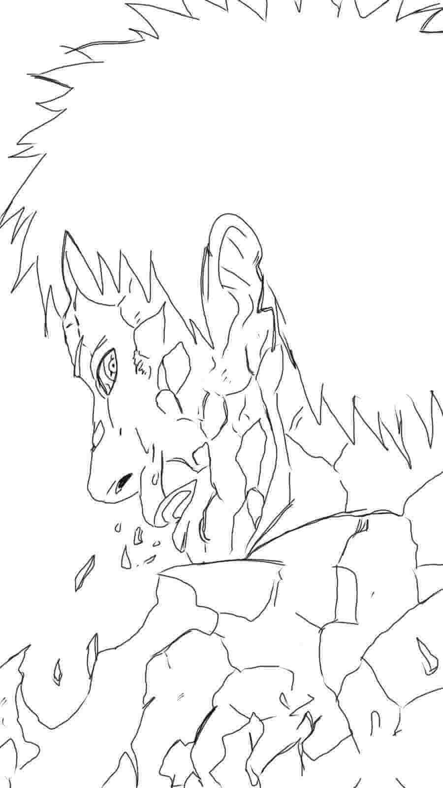 La cara rota de Uchiha Obito