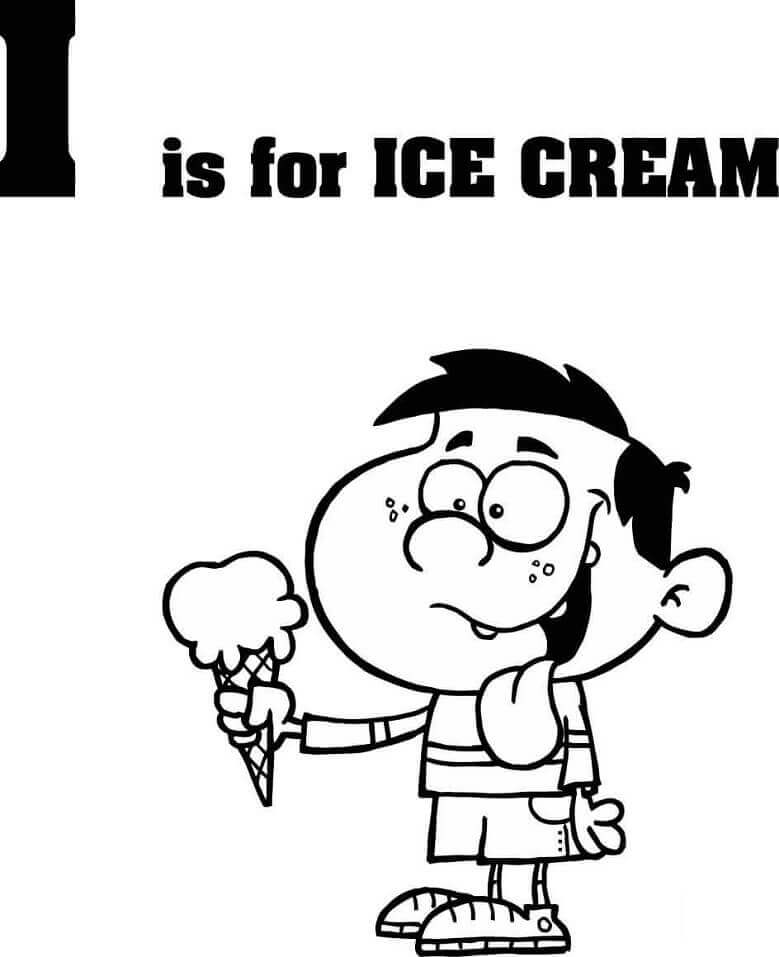La letra I Es Para Helado