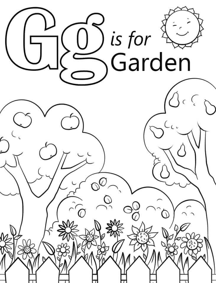 Letra De Jardín G
