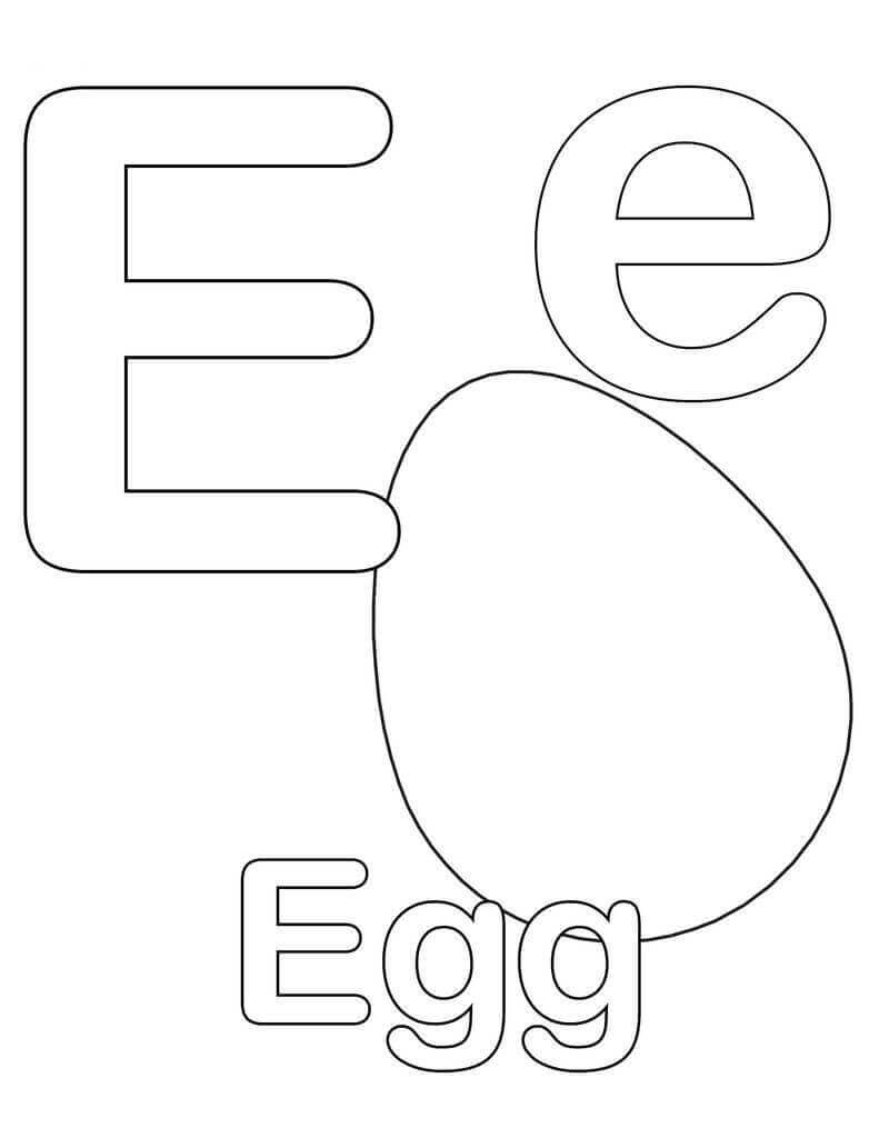 Letra E 10