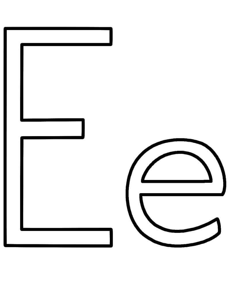 Letra E 4